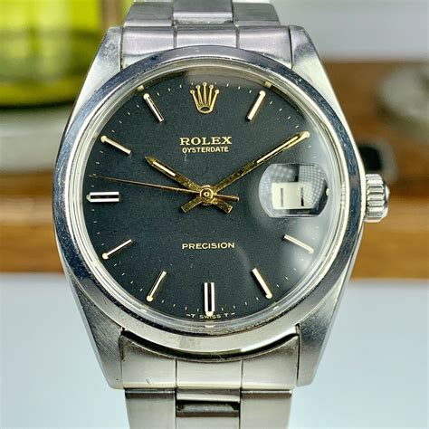 rolex 1972 vintage oysterdate precision 6694 watch|rolex 6694 watch band size.